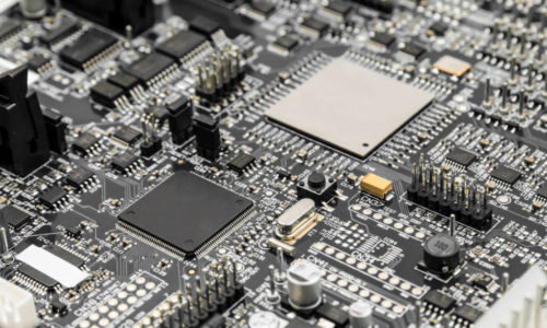 Full assembled high speed circuit board prototype