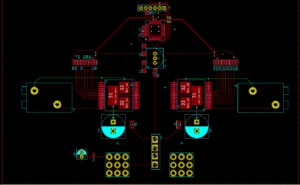 Sample traces used to show where main high power nets will be used