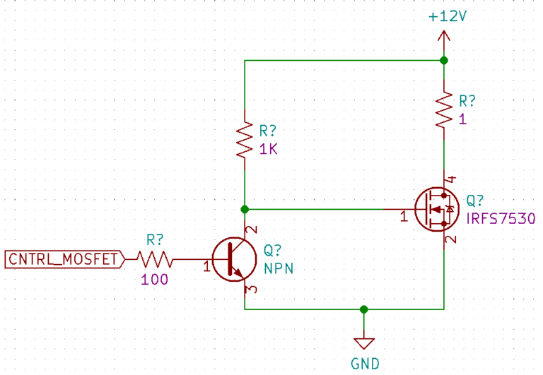 Designing Power MOSFET Circuits Circuit Diagram